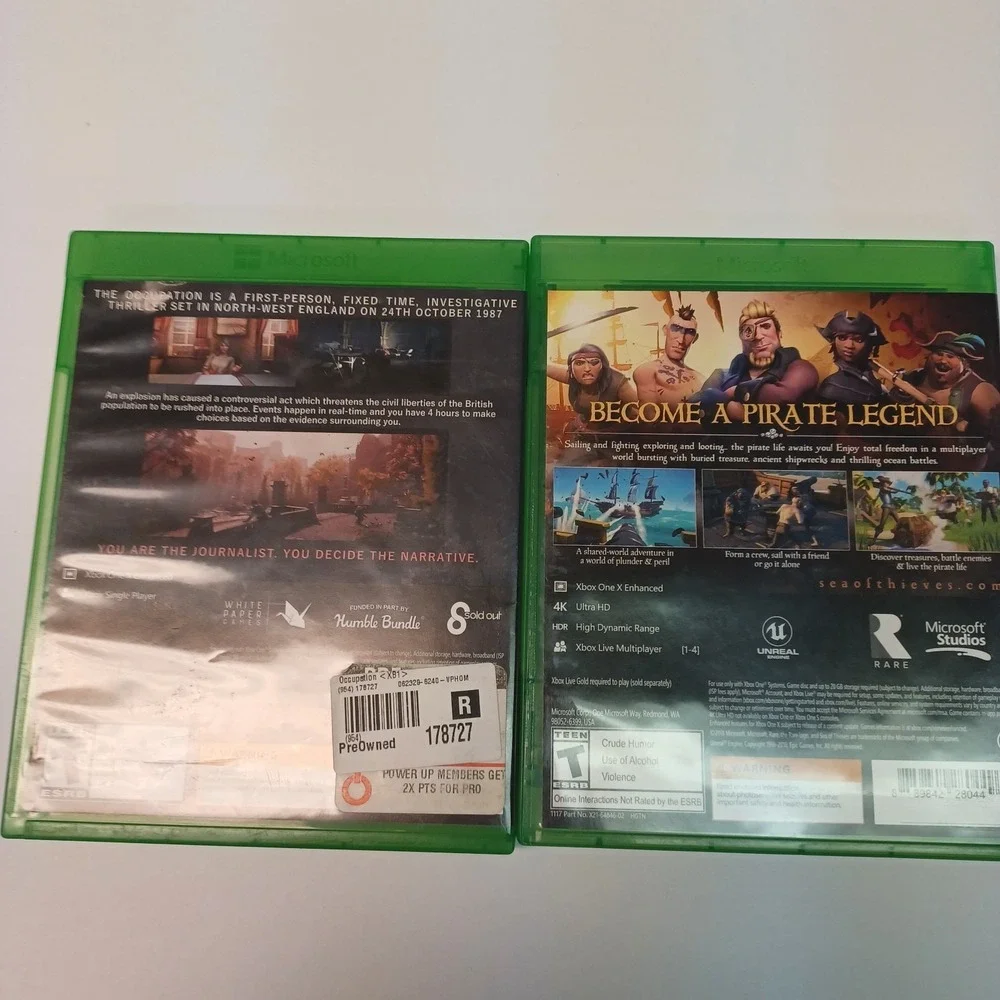 Sea of Thieves‎ And Occupation Microsoft Xbox One Console Game